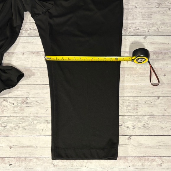 Alfred Dunner Women's Black Wide Leg Cropped Pants Size 2X Elastic Waist - Picture 12 of 13